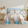 Renee Taylor Amber Reversible Microfiber Coverlet Set – Single/Double