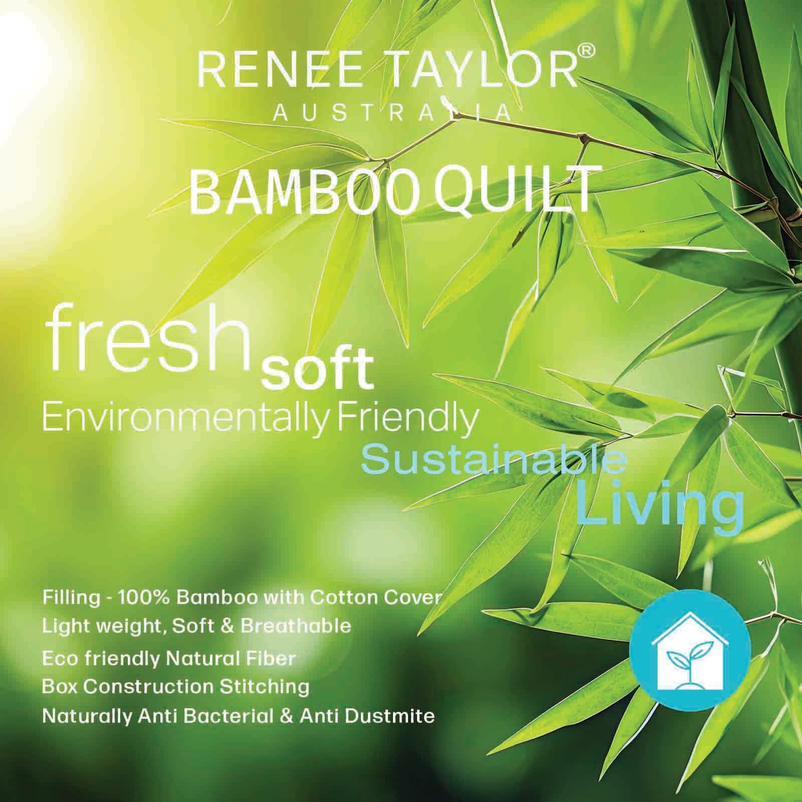 Renee Taylor 400GSM Bamboo-Blend Quilt – King