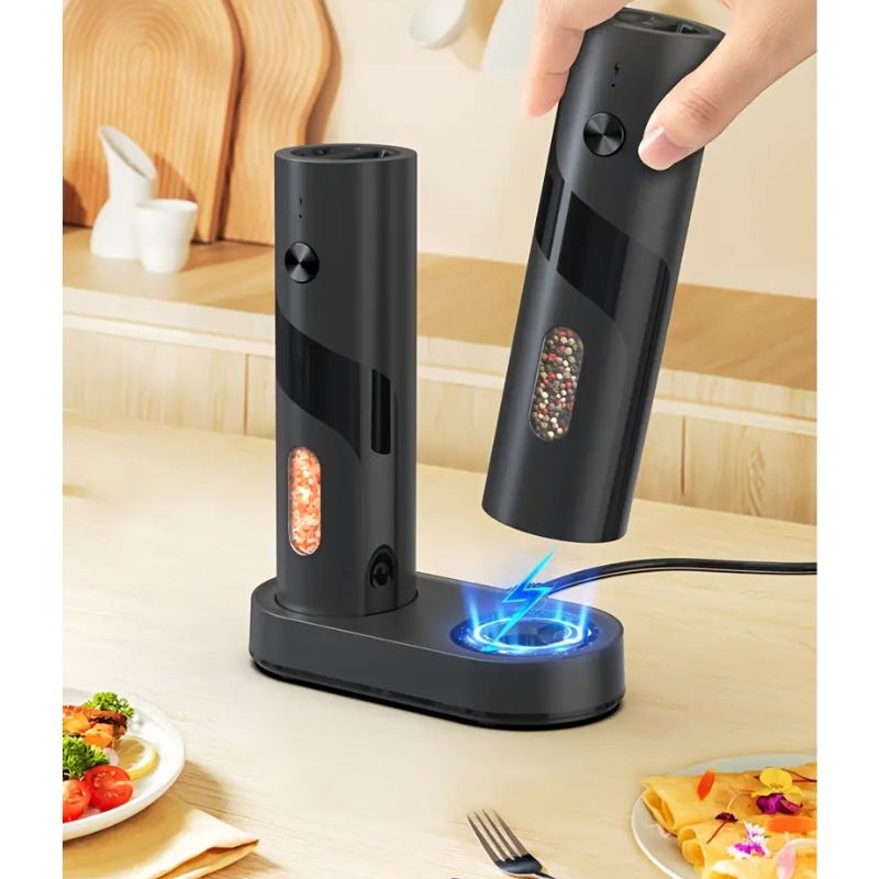 Rechargeable Electric Salt & Pepper Grinder Set