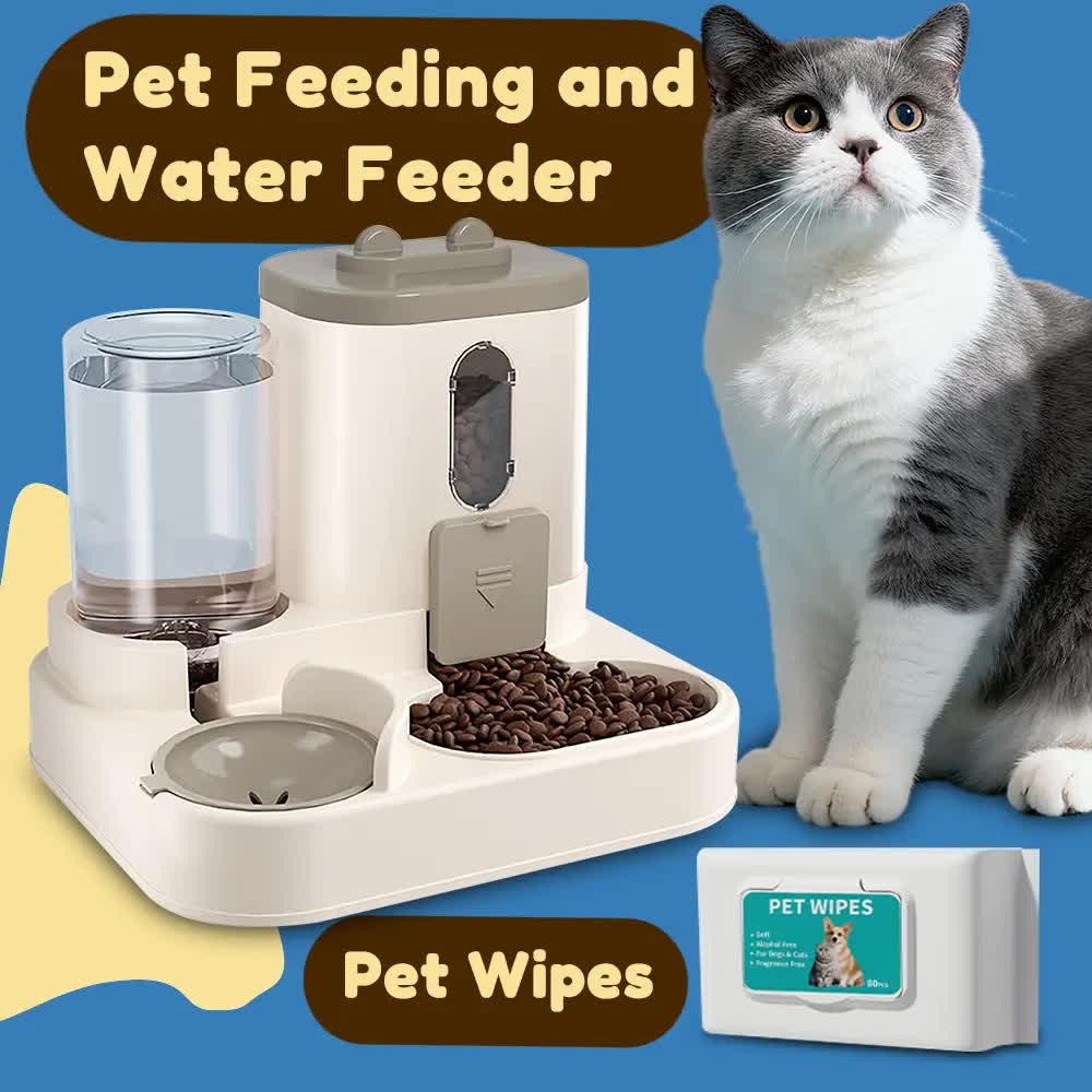 2-in-1 Automatic Pet Feeder