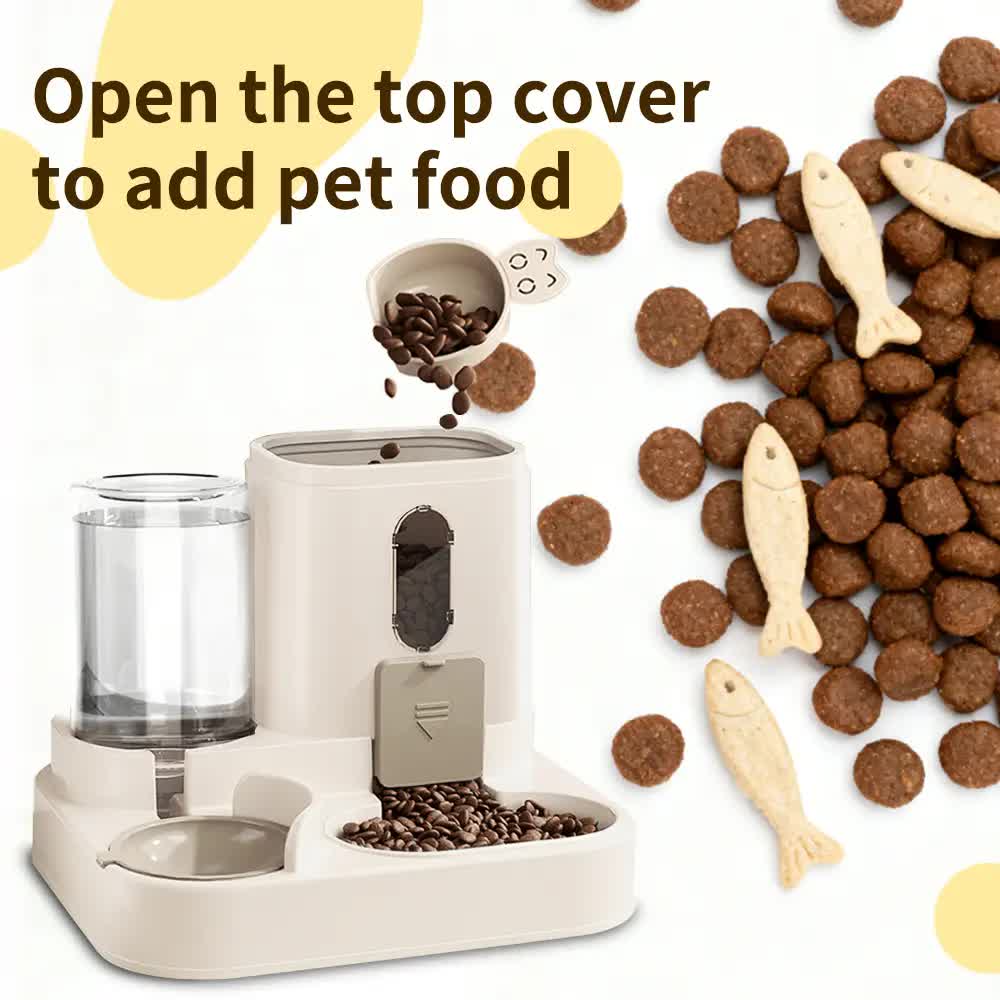 2-in-1 Automatic Pet Feeder