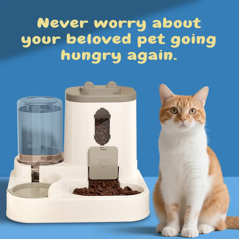 2-in-1 Automatic Pet Feeder
