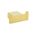 Brushed Gold Square Robe Hook Clothes Towel Towel Hanger Holder Wall Mounted Kit