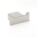 Chrome Square Robe Hook Clothes Towel Holder Bathroom Wall Mounted Hanger Kit