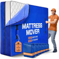 Waterproof Mattress Bag Mattresses Protector Plastic Moving Storage Dust Cover Carry Bed Zipper Packing Reusable Disposal, Extra Thick Heavy Duty, with 8 Handles（King)
