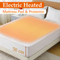Fitted Heated Mattress Pad with 9 Heat Settings – King Single