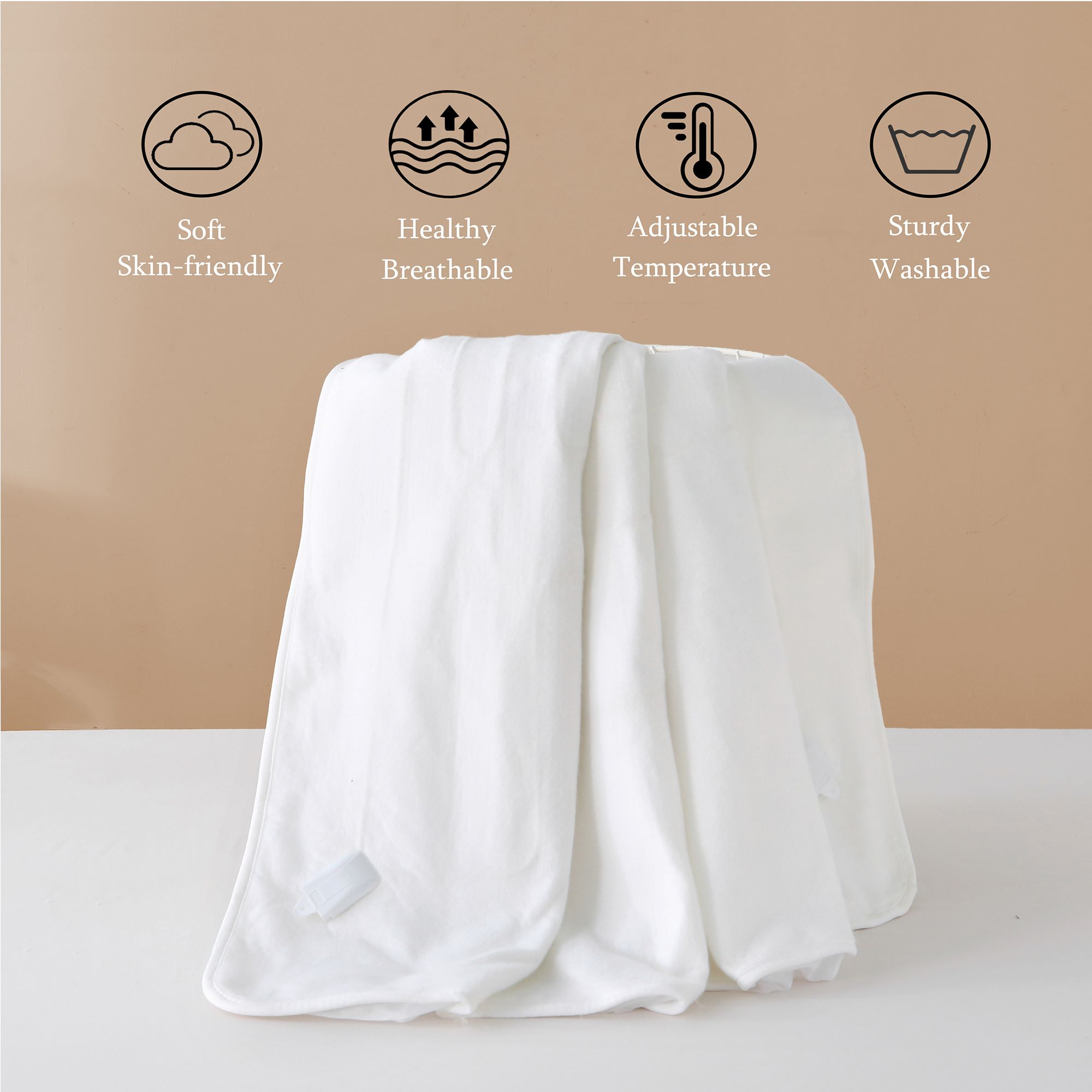 Heated Mattress Pad with Dual Controls – Super King