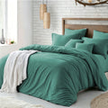Solid Microfibre Quilt Cover Set – Biscay Blue, Single