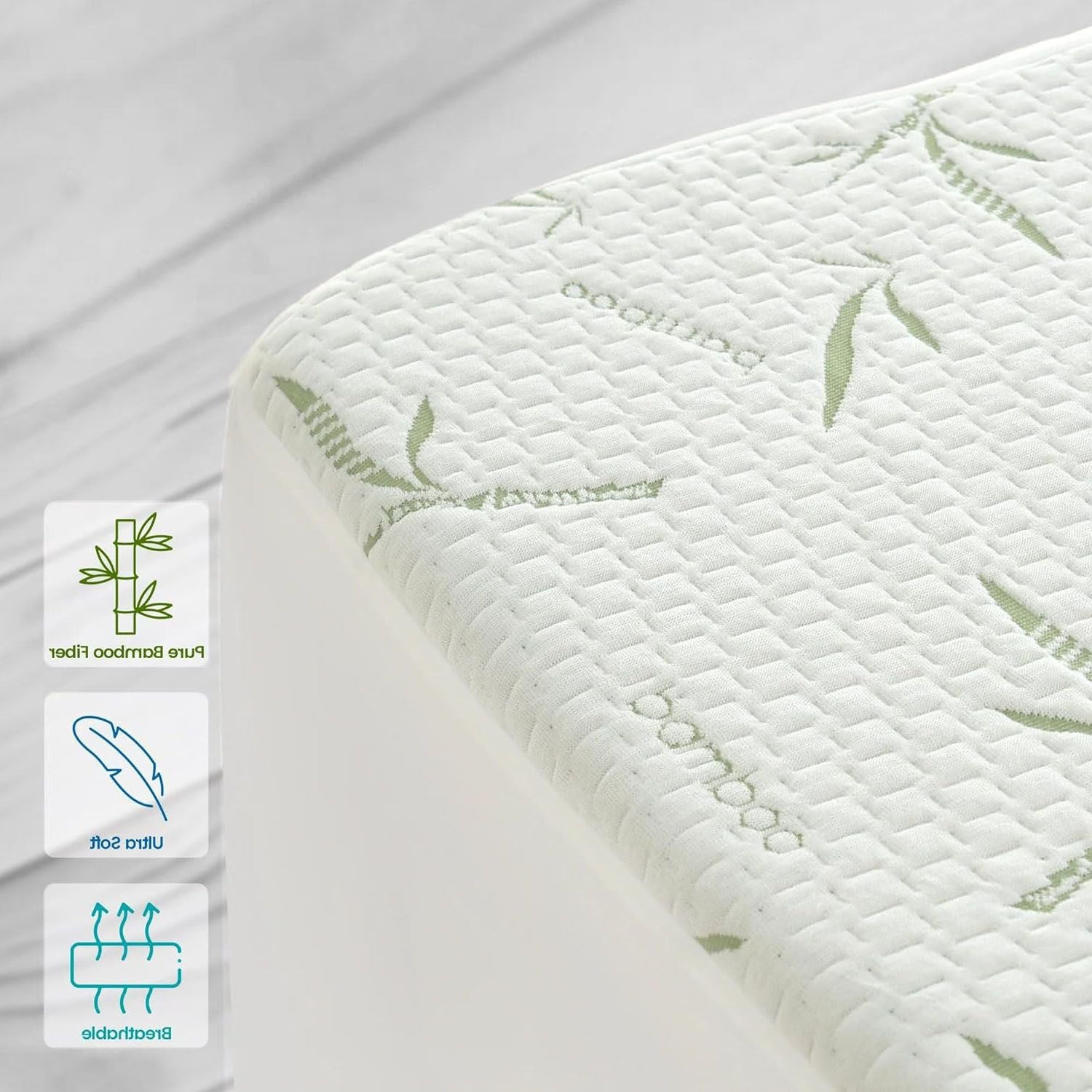 Waterproof Bamboo Mattress Protector – Single