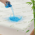 Bamboo-Viscose Fitted Mattress Protector – King, Green