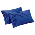 Stretch Microfibre Standard Pillowcase Pair – Navy