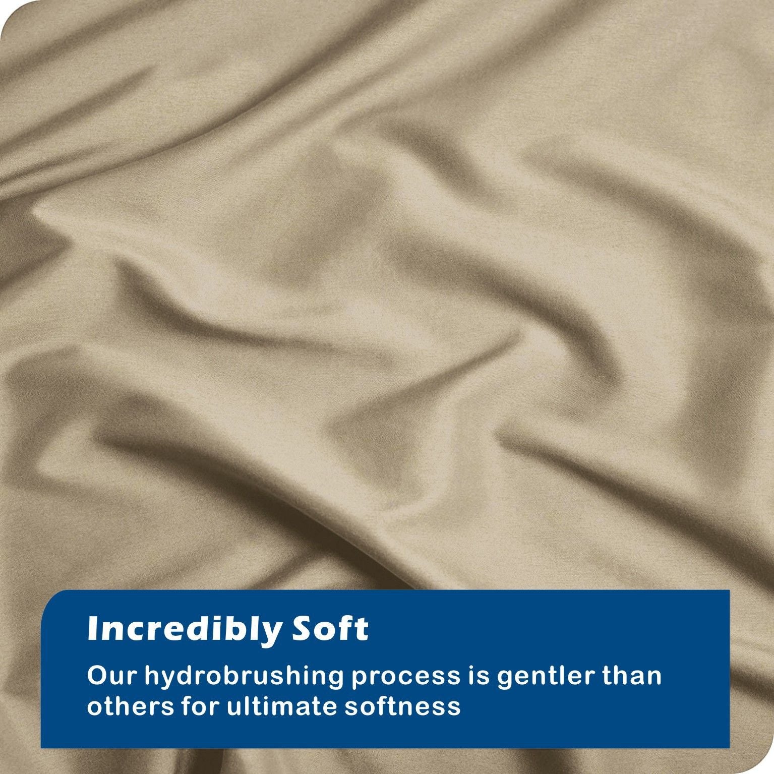 Microfibre Quilt Cover Set – Camel Beige, King