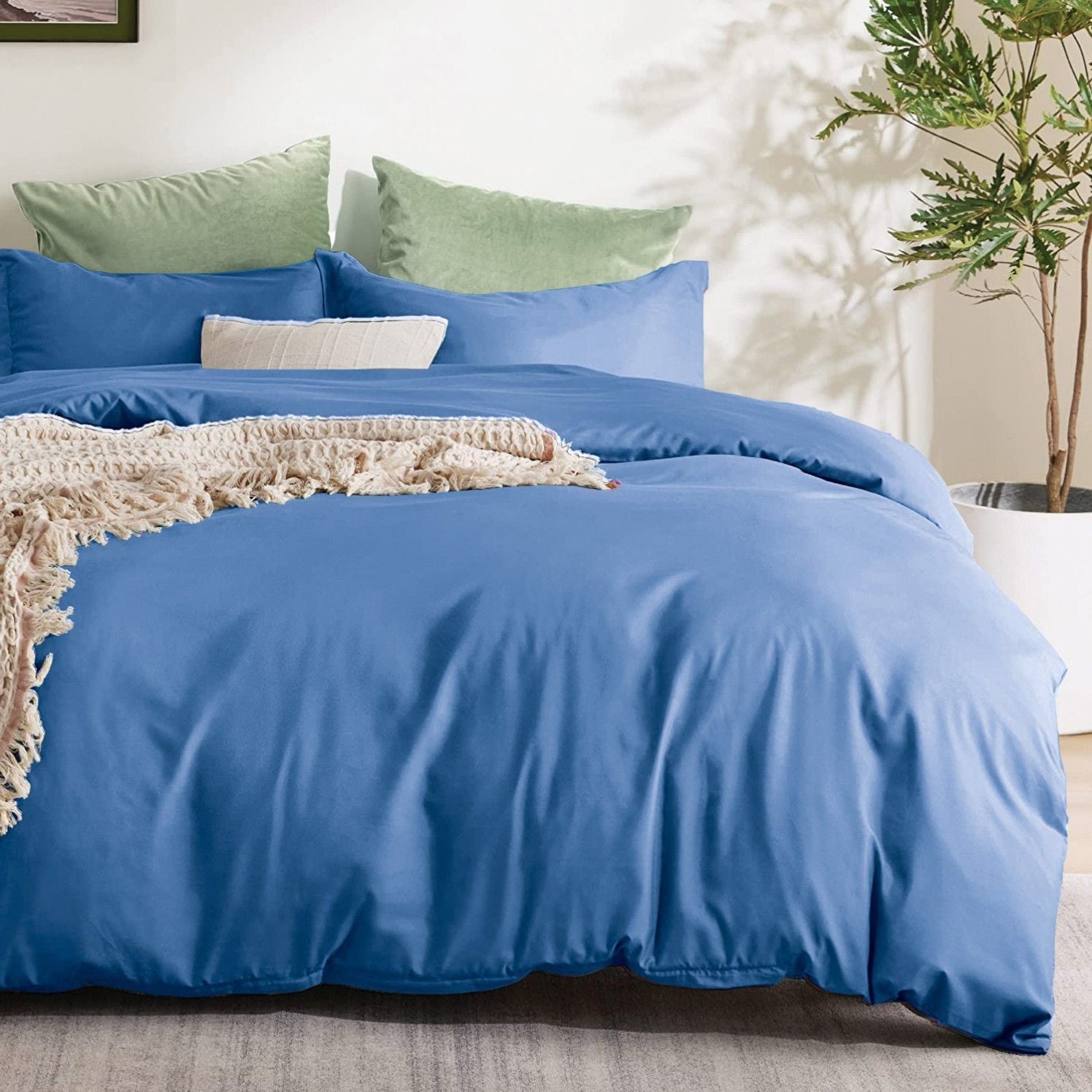 Microfibre Quilt Cover Set – Neutral, Single