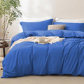Microfibre Quilt Cover Set – Royal Blue, Super King, 3 Piece