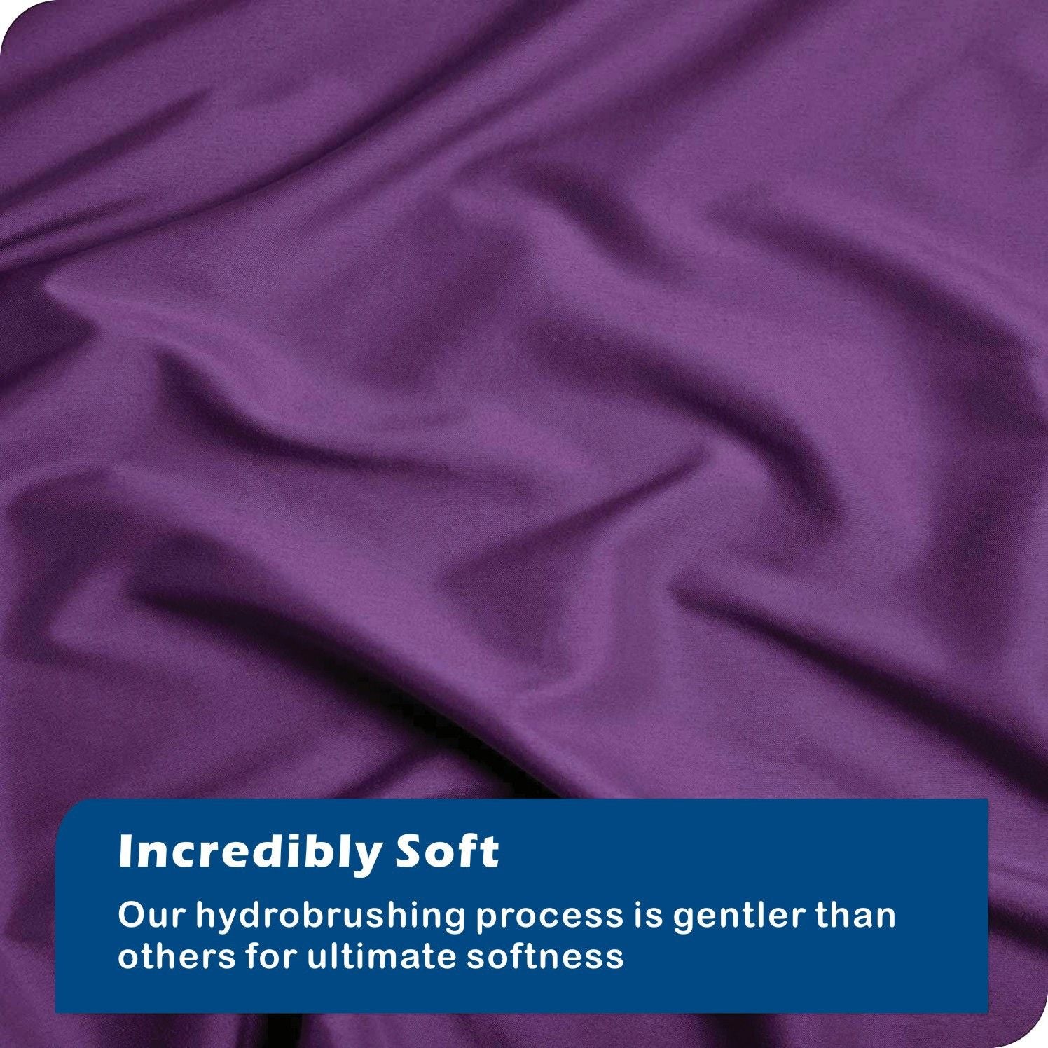 Microfibre Quilt Cover Set – Purple, Super King, 3 Piece