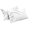 Stretch Microfibre Standard Pillowcase Pair – White