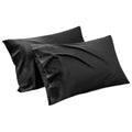 Stretch Microfibre Standard Pillowcase Pair – Black