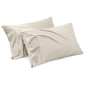 Stretch Microfibre Standard Pillowcase Pair – Cream