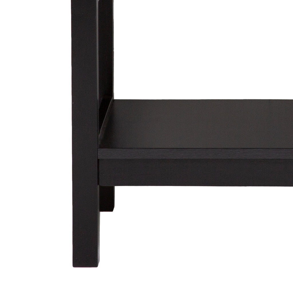 Casa Decor Tulum Rattan Bedside Table – Black