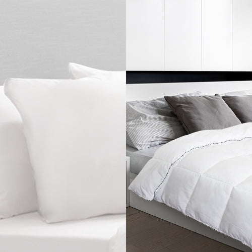 250GSM Bamboo-Blend Quilt & Hotel Pillow Set – King