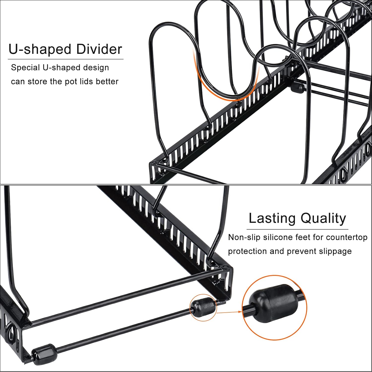 CARLA HOME Expandable Pot & Pan Organiser