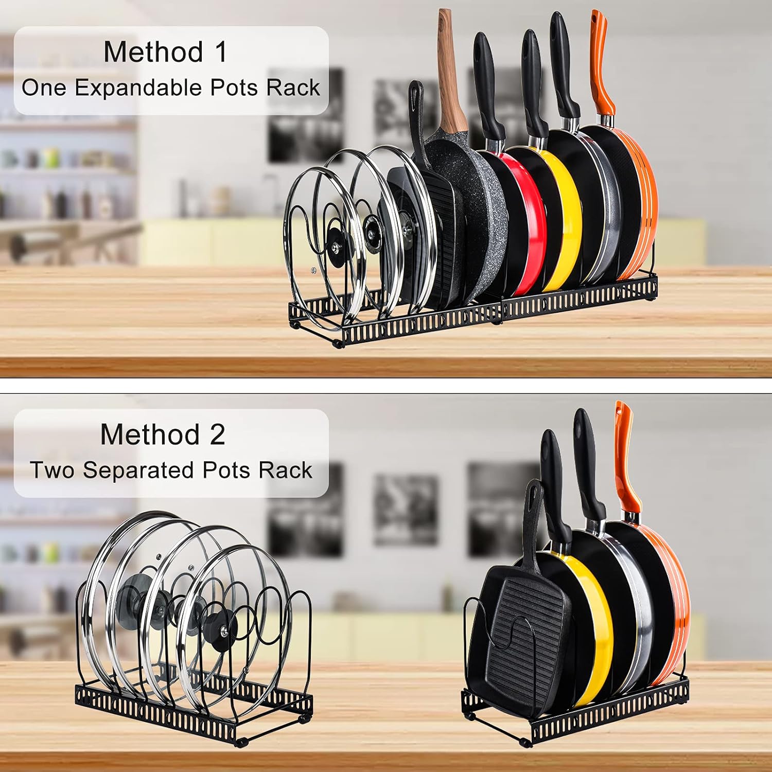 CARLA HOME Expandable Pot & Pan Organiser