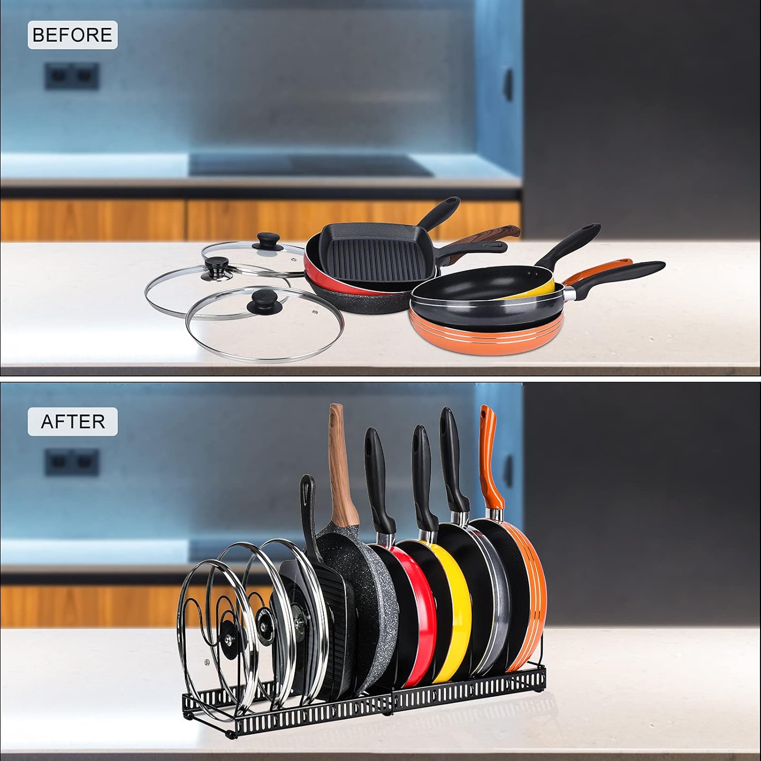 CARLA HOME Expandable Pot & Pan Organiser