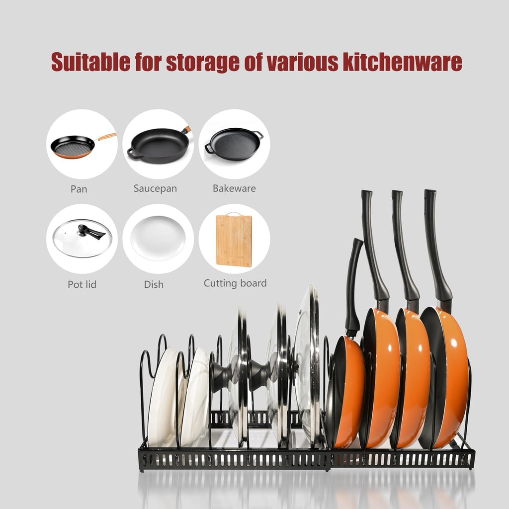 CARLA HOME Expandable Pot & Pan Organiser