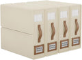 CARLA HOME Bedding Organiser Set – Beige, 4-Pack