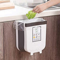 Collapsible Cabinet-Door Waste Bin – White