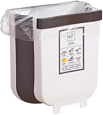 Collapsible Cabinet-Door Waste Bin – White