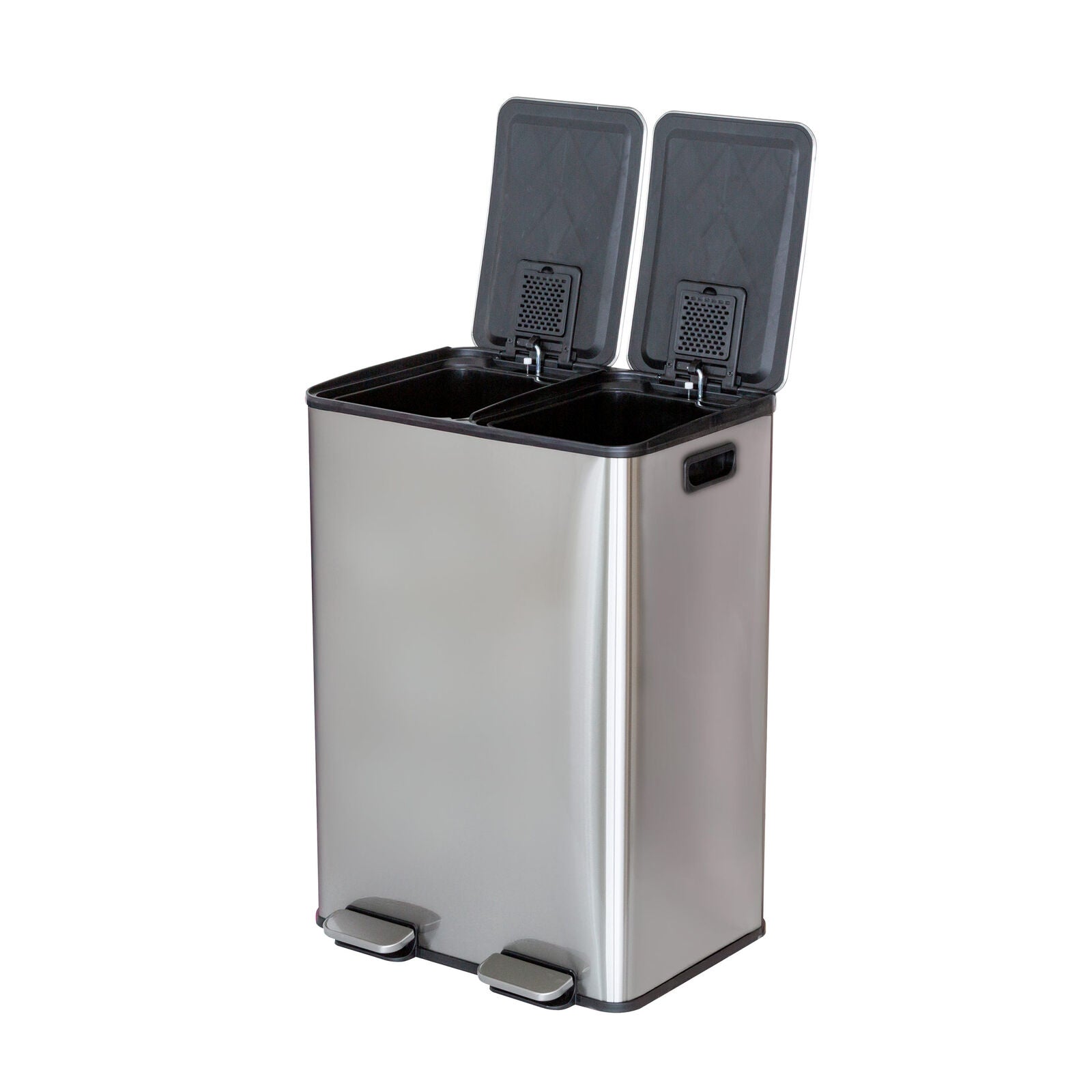 Healthy Choice 60L Dual-Compartment Pedal Bin