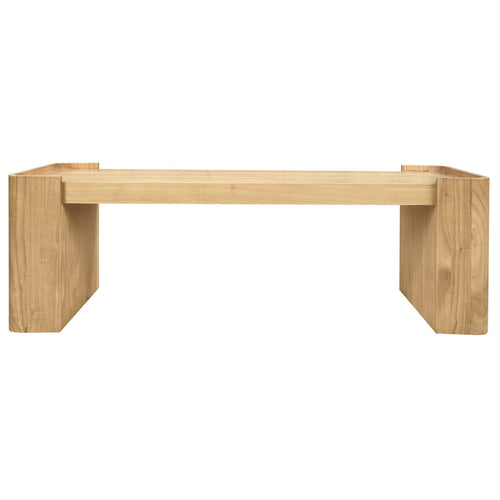 Adelle Small Mindi Timber Bench – Natural