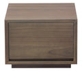 Oscar 1 Drawer Low Bedside Table (Latte)