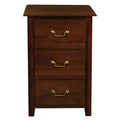 Tasmania 3 Drawer Lamp Table (Mahogany)