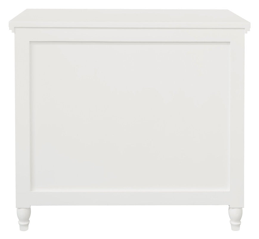 Beau Solid White Cedar 3-Drawer Dresser – White