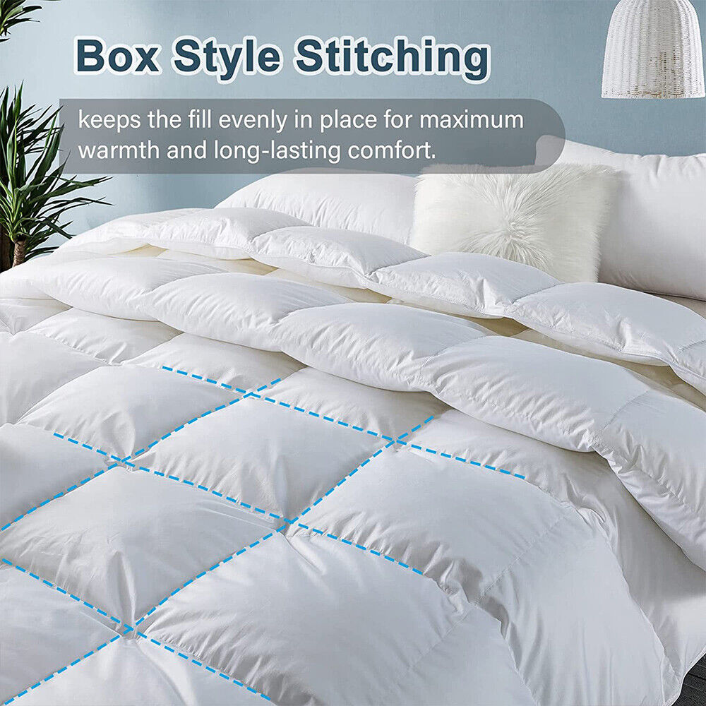 Goose Feather & Down Quilt – Queen 500 GSM