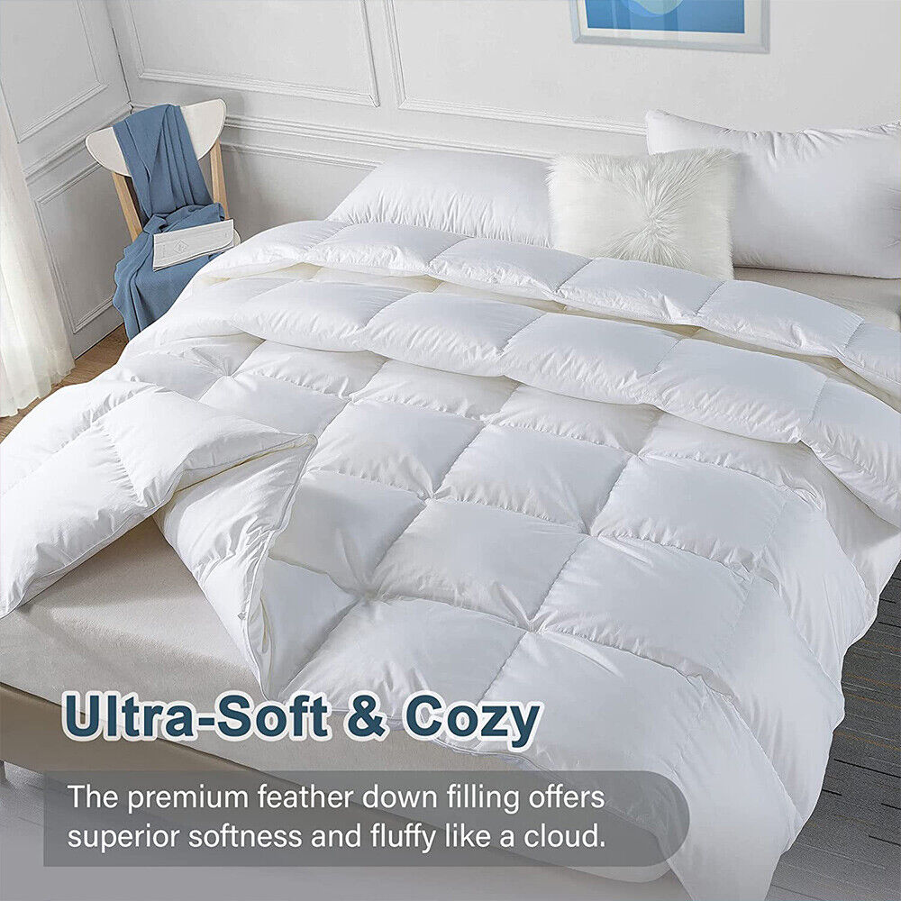 Goose Feather & Down Quilt – Queen 500 GSM