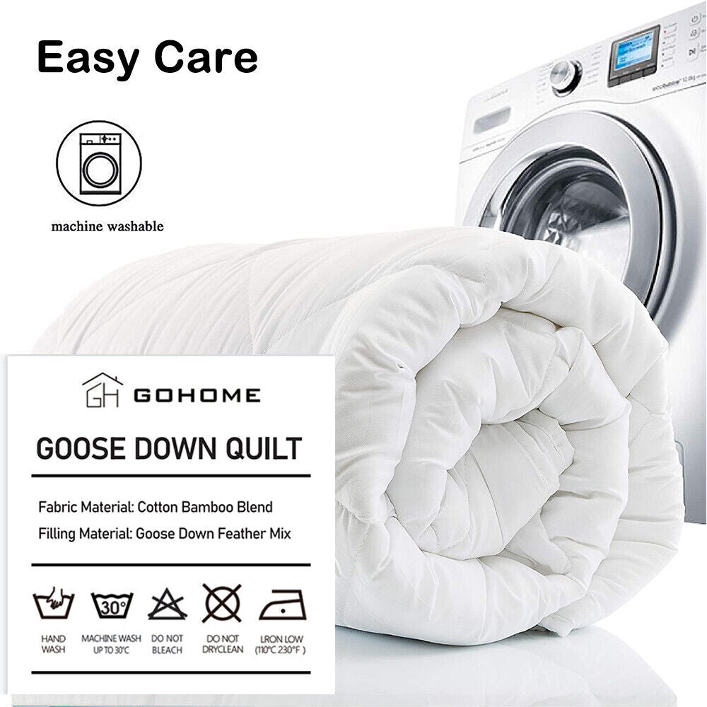 Goose Feather & Down Quilt – Queen 500 GSM