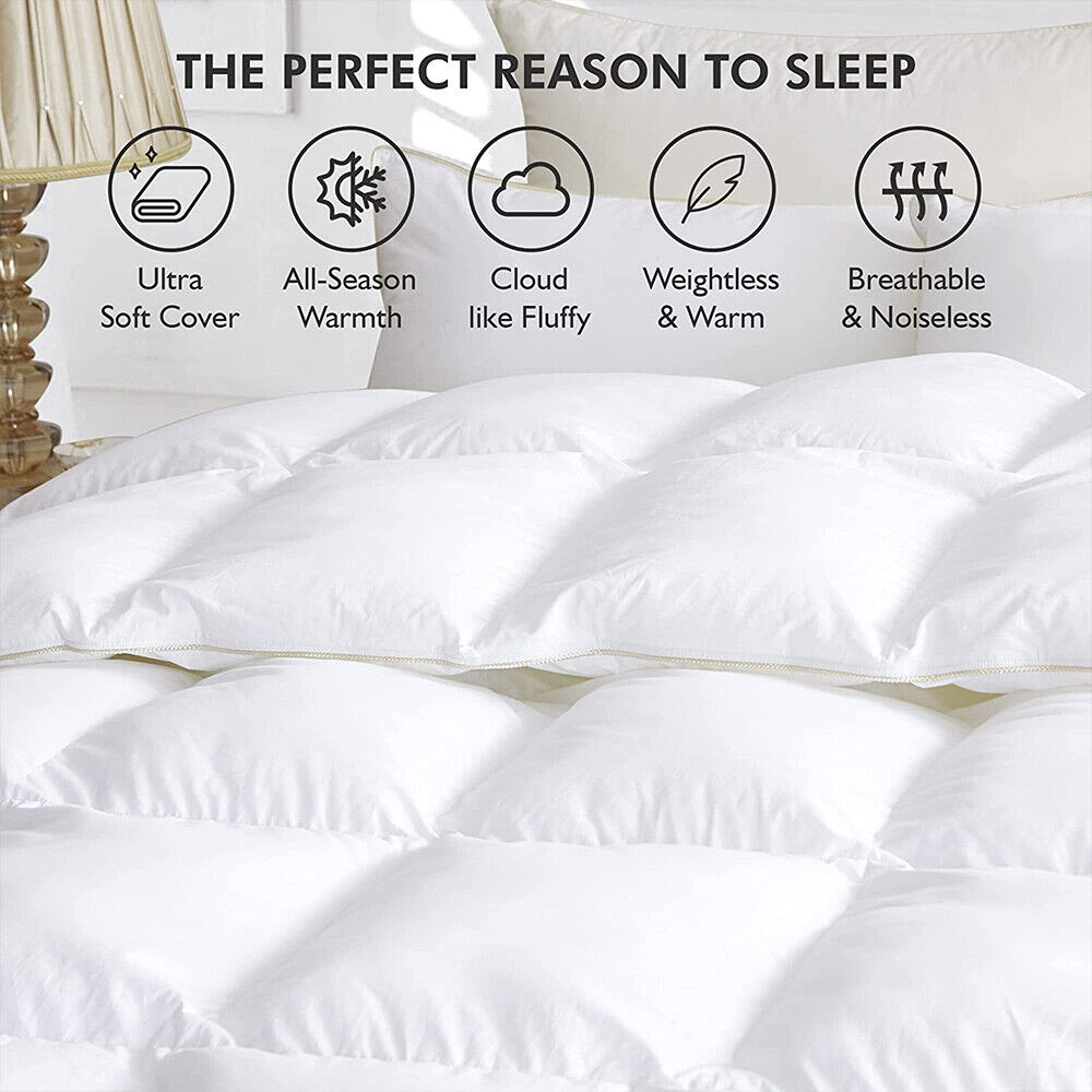 Goose Feather & Down Quilt – Queen 700 GSM