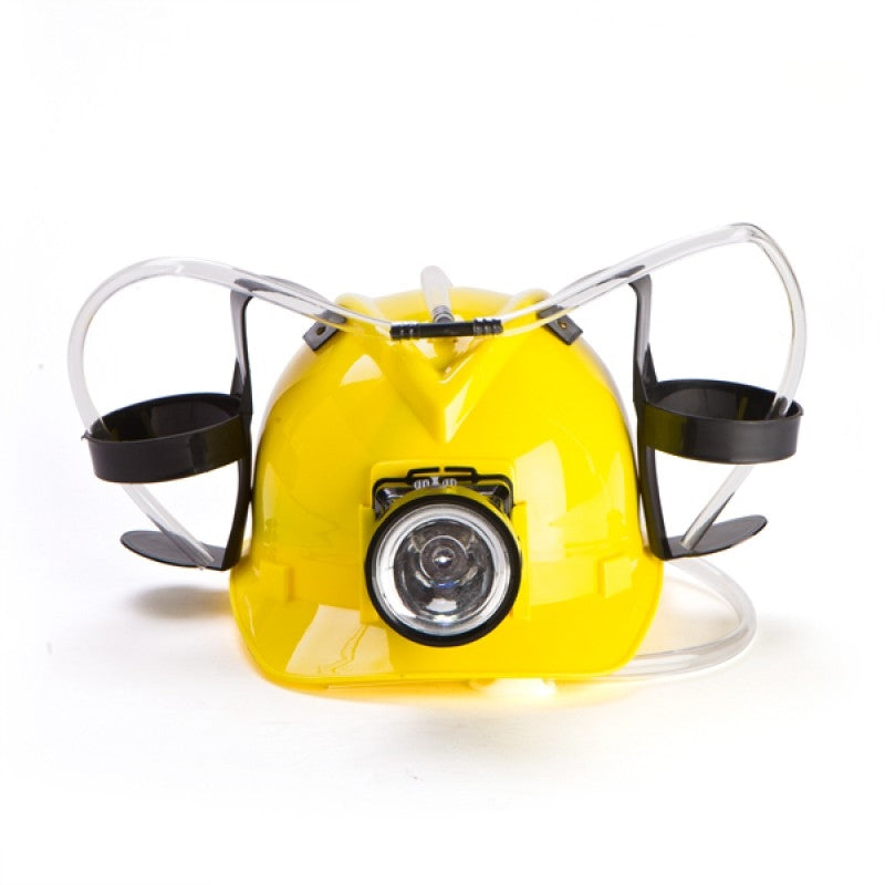 Miner Light-Up Hands-Free Drinking Hat
