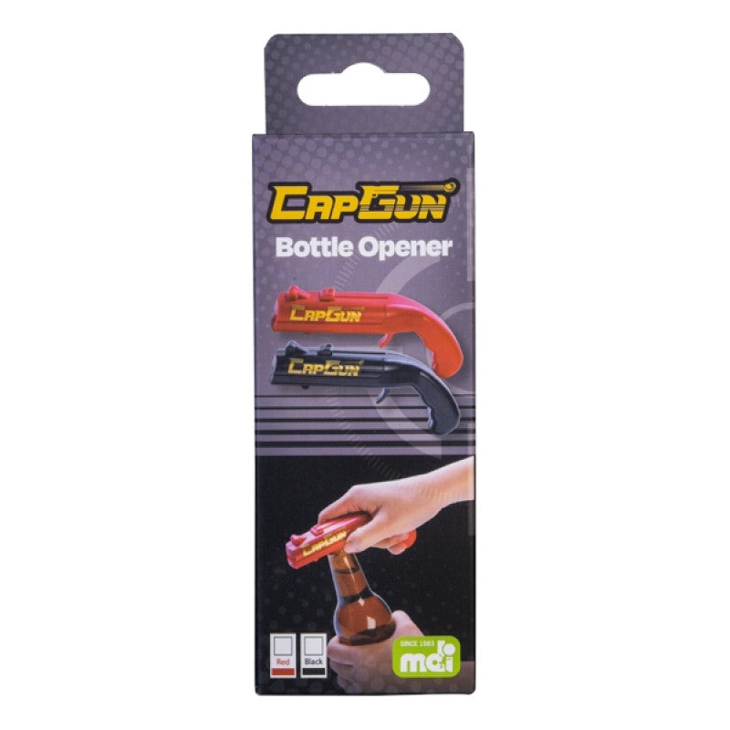 Cap-Launching Novelty Bottle Opener