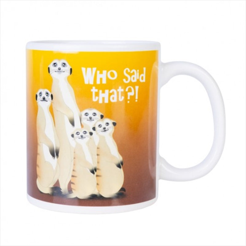 Meerkat Gang Ceramic Novelty Mug