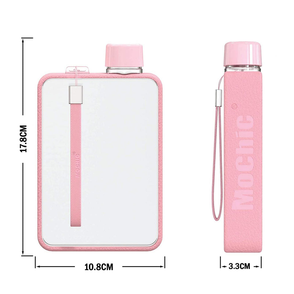 A5 Flat Water Bottle – Grey