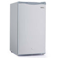 GECKO 95L Portable Upright Fridge and Freezer, 12V/24V for Camping, Caravans, Silver