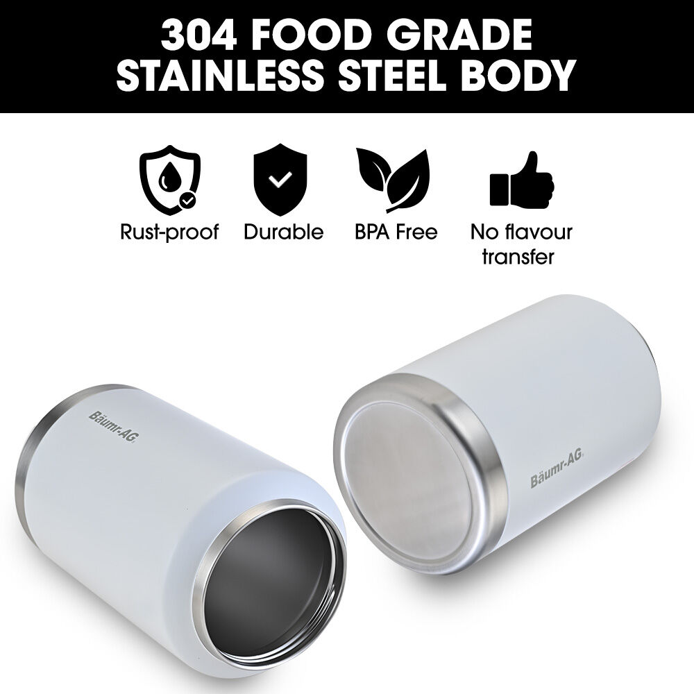 Baumr-AG Insulated Stainless Steel Water Jug 3.8L – White