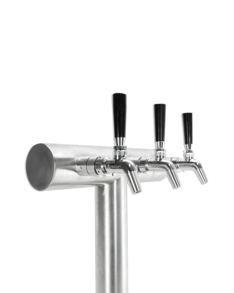 UltraT FasTap Triple-Tap Stainless Steel Beer Font