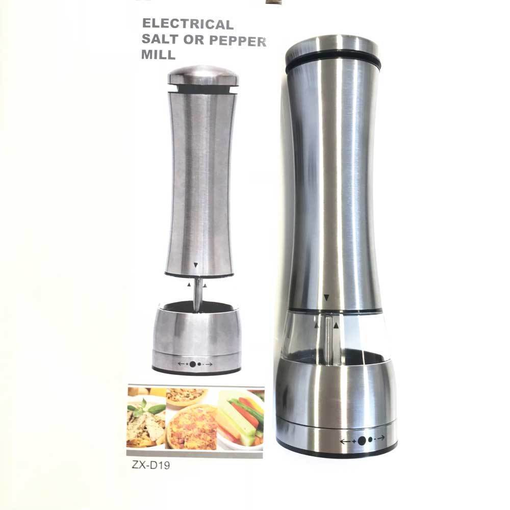 Electric Stainless Steel Salt or Pepper Grinder