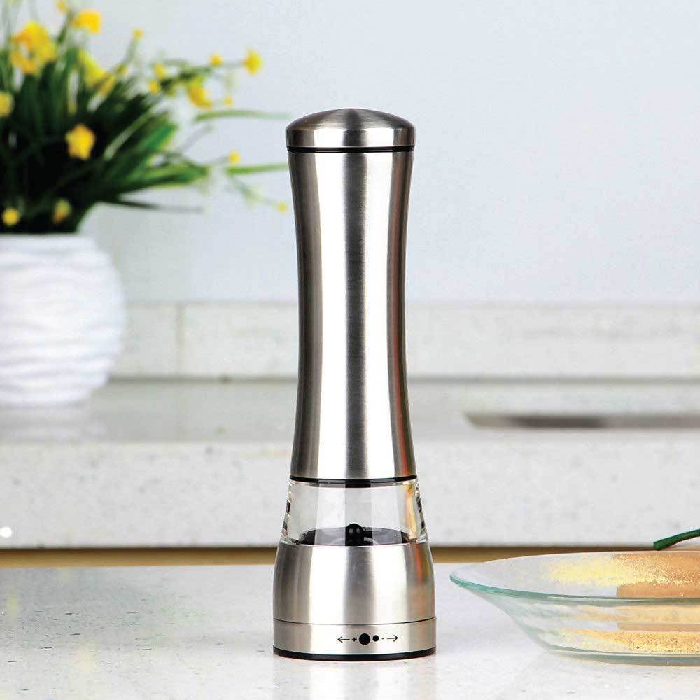 Electric Stainless Steel Salt or Pepper Grinder
