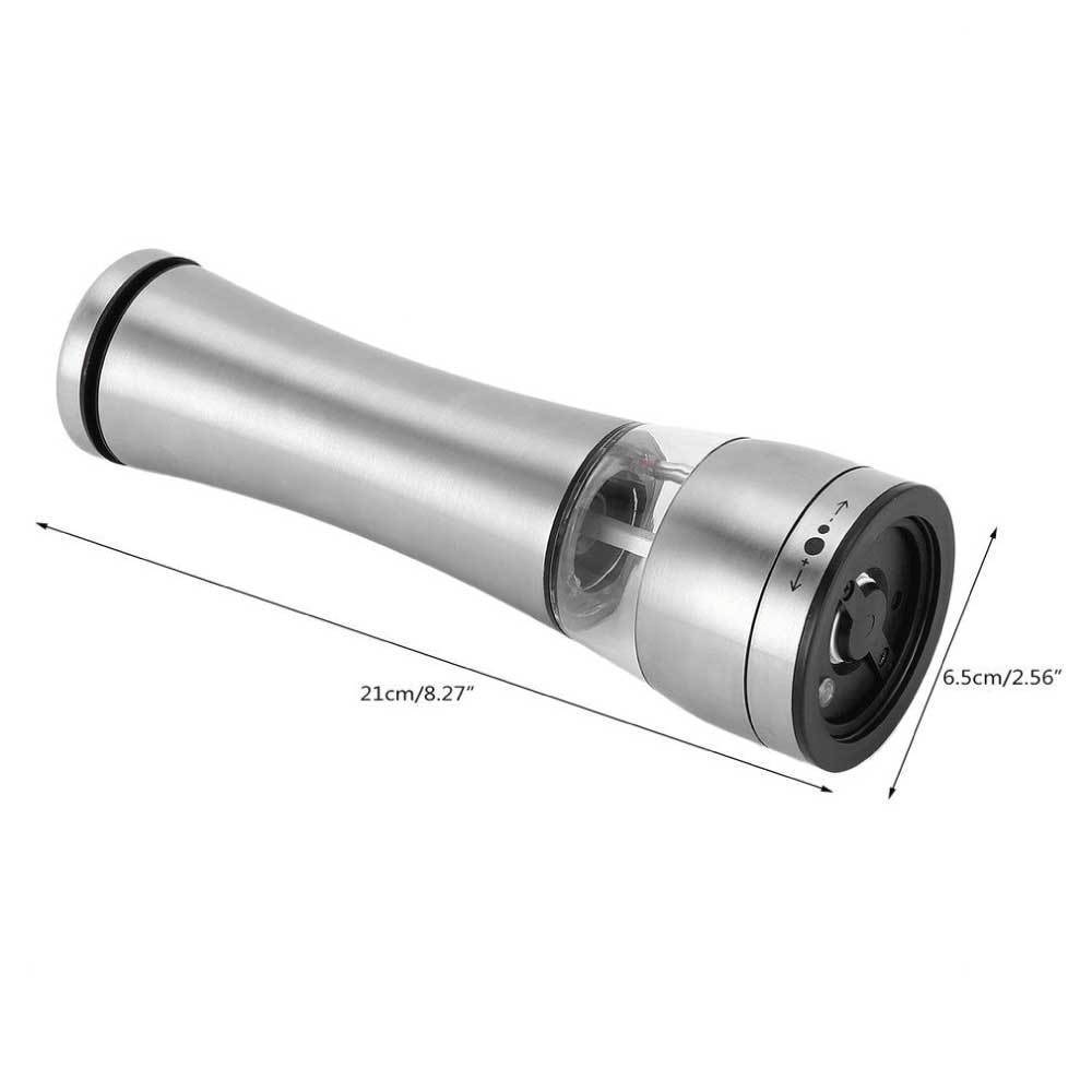 Electric Stainless Steel Salt or Pepper Grinder